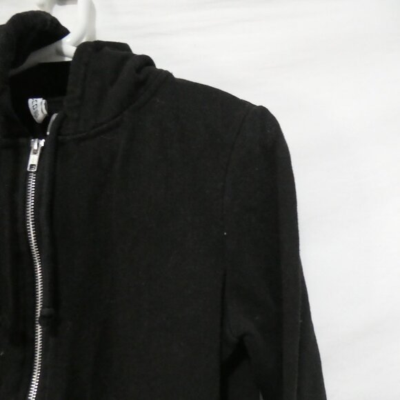 DIVIDED - H&M Basic | medium | Black Zip-Up Hooded Sweatshirt - Picture 6 of 15